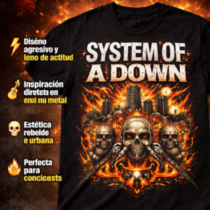 Playera System Of A Down – Toxic Energy Edition