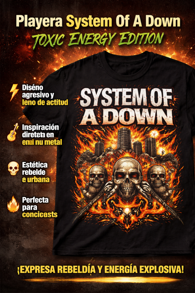 Playera System Of A Down – Toxic Energy Edition