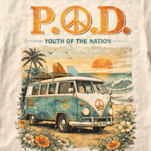🌊 Playera P.O.D. – Youth Of The Nation Vintage Edition